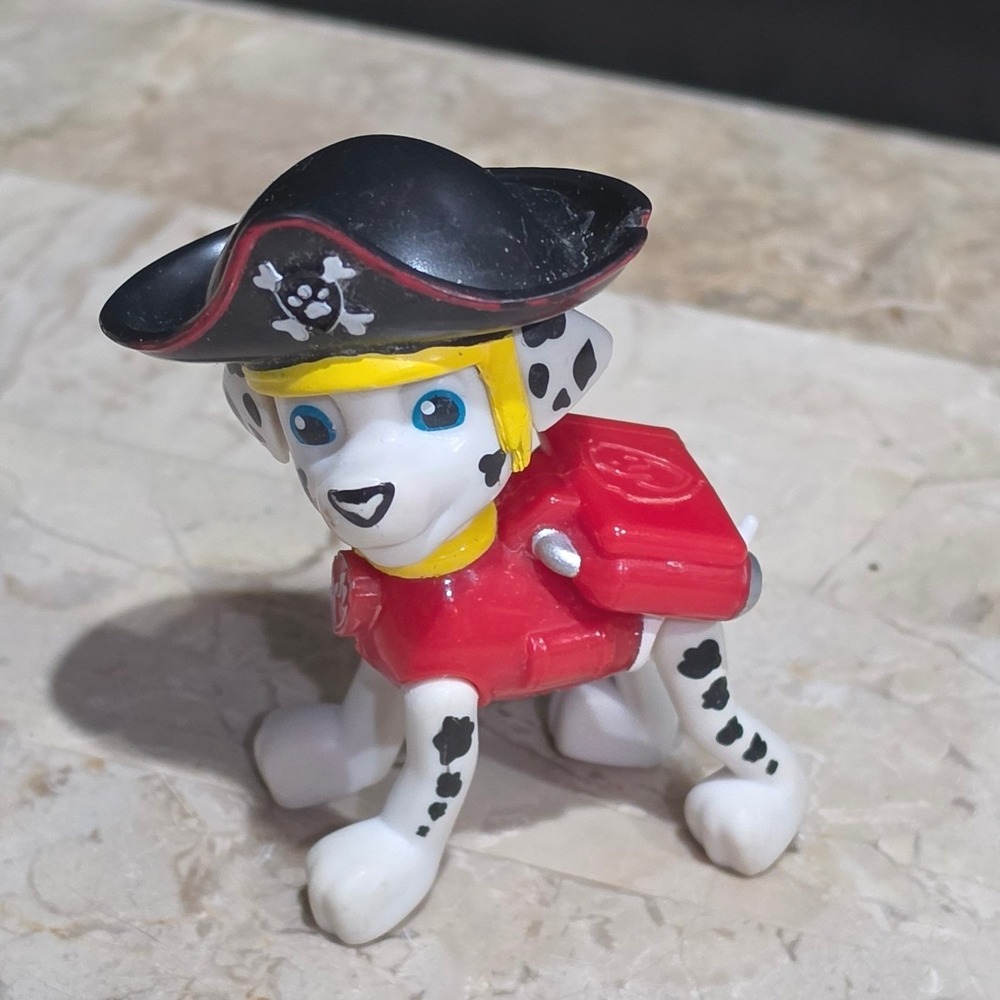 Paw Patrol Marshall Pirate Figure Dalmatian Dog Spin Master 0726AMP Red Black